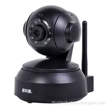 iPhone/Android control 0.3 megapixel p2p WiFi night vision IP camera supports two-way audio